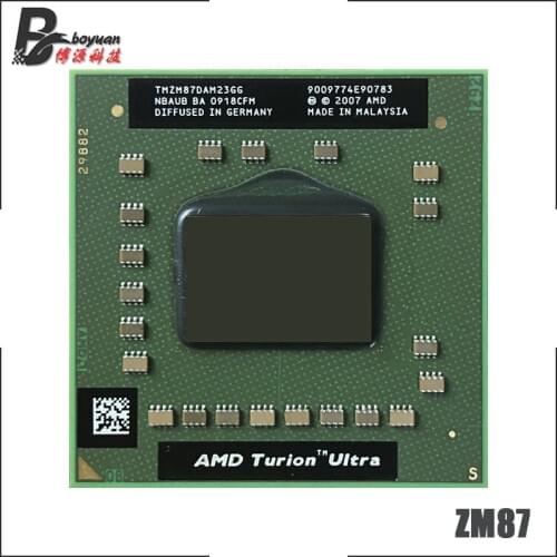 AMD Turion X2 Ultra ZM-87 ZM 87 ZM87 2.4 GHz Dual-Core Dual-Thread CPU Processor TMZM87DAM23GG Socket S1