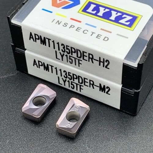 APMT1135 M2/H2 LY15TF carbide insert milling cutter APMT 1135 end milling cutter CNC milling cutter