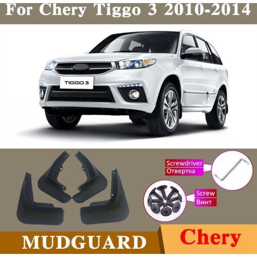 Car Products Car Accessories Fender Mudguards Splash Guards Fender Mudflaps For Chery Tiggo3 Tiggo 3 2014-2019 Car Fender