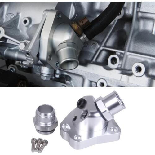 Car Thermostat Modification Engine Cooling Swivel Neck Thermostat Housing For Honda Accord K Series K20 K24 Radiator Hose K Swap