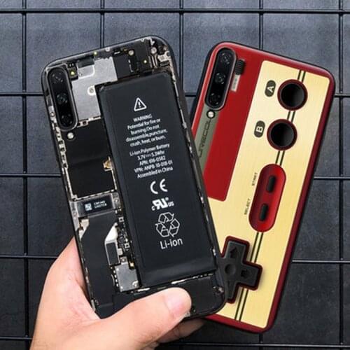 For Huawei Honor Play 3 case 6.39" back cover retro Painted soft silicone TPU bumper phone cases For Huawei Honor Play3 ASK-AL0X