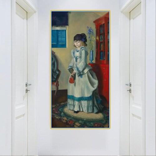 Citon George Bellows《Lady Jean》Canvas Art Oil Print Painting Artwork Poster Picture Modern Wall Decor Home Decoration