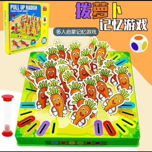 Picking Carrot Memory Game Color Cognition Early Education Learning Concentration Development Childrens Board Games