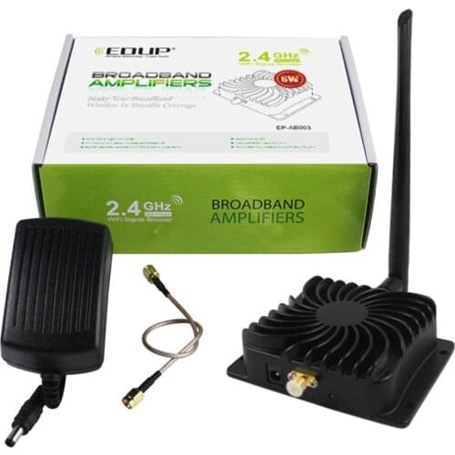 EDUP EP-AB003 2.4Ghz 8W 802.11n Wireless Wifi Signal Booster Repeater Broadband Amplifiers for Wireless Router wireless adapter