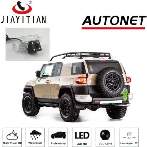 JIAYITIAN car camera for Toyota FJ Cruiser GSJ15W 2006~2019 SUV LHD/RHD CCD backup camera License Plate camera rear view camera