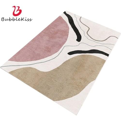 Bubble Kiss Nordic Living Room Rugs Thick Geometry Pattern Home Bedside Carpet Comfortable Hotel Sofa Decor Floor Non Slip Mats