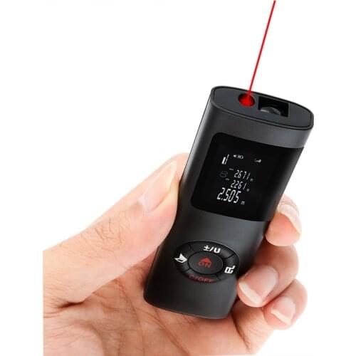 Laser distance meter 40M rangefinder laser tape range finder build measure device ruler test tool