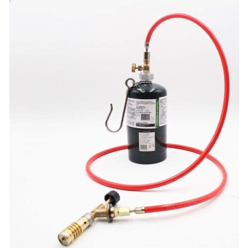 Copper Welding Torch Compatible With Americans MAPP Gases Cylinders Flamethrower With Hose for Solder Propane Welding Kit