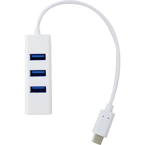 Mini Size Type-C To 4-Port USB 3.0 Hub USB3.1 Type-C Interface Adapter For Mac 12 inch