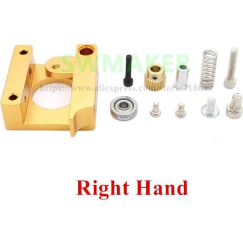 MK8 extruder aluminum extrusion head fittings DIY single nozzle MK8 mounting block extrusion machine 3D printer parts