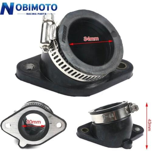 Motorcycle Carburetor Rubber Adapter Inlet Intake Pipe For KAYO T2 T4 CB250 Pit Bike Dirt Bike Motocross Modified PWK 28 30mm