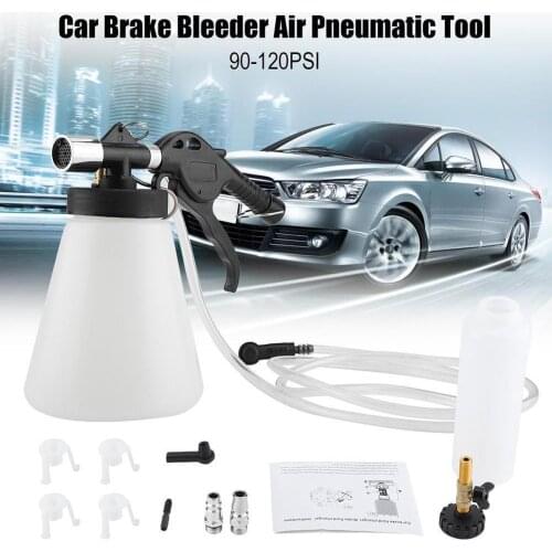 Car Brake Bleeder Bleeding Fluid Change Kit Air Pneumatic Garage Vacuum Tool 180Ltr/Min Set 90-120PSI Car Accessories Car Tools