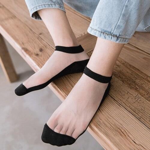 1 Pair Mens Thin Socks Business Male Summer Socks Silk And Cotton Ankle Length Stretchy Stockings Cool Breathable Short Socks