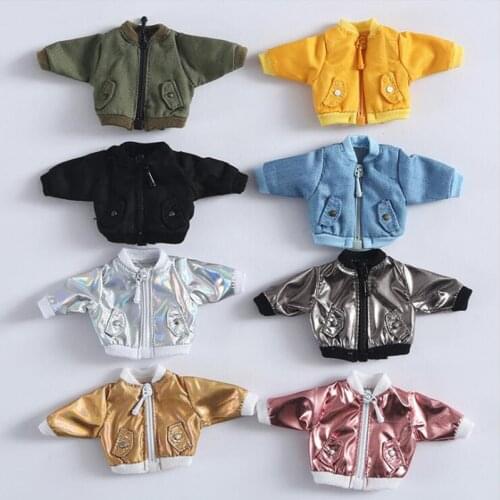 OB BJD Doll Clothes Laser Coat Jacket or Broken Pant for ob11,obitsu11,molly,1/12 bjd Doll Accessories Clothing