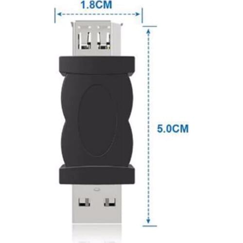 5pcs USB to 1394 6P adapter USB to Firewire 6Pin USB male to 1394 converter Camera adapter