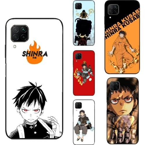 Shinra Fire Force Anime For Huawei P40 P30 Lite P20 Pro Nova 5T P Smart 2019 Case For Honor 10 X Lite 8X 9X 10i