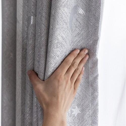 Nordic Minimalist Ins Style Modern New Curtains for Living Room Bedroom Balcony Study Floor-to-ceiling Bay Window Customization