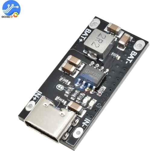 3A High Current Polymer Ternary Lithium Battery Charging Board 5V to 4.2V/4.35V Support Type C Inputd Fast charging board