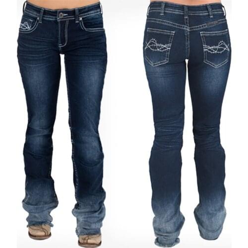 Womens Jeans High-waisted Wide-leg A-line Pants Womens Raw Edge Thin Pants Womens Trousers