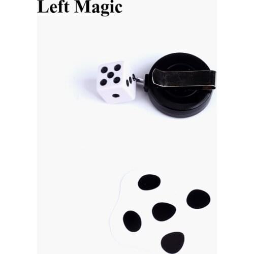 1 Pcs Beate a Dice Flat magic trick Flat Dice Easy Magic Close-up Dice Magic props Mini Magic Props Toys fun Toy Gift E3019