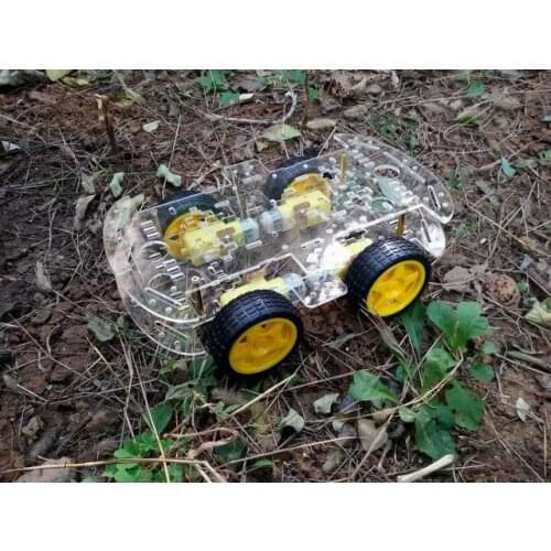 4WD Smart Robot Car Chassis Kits with Speed Encoder Robot assemble kits