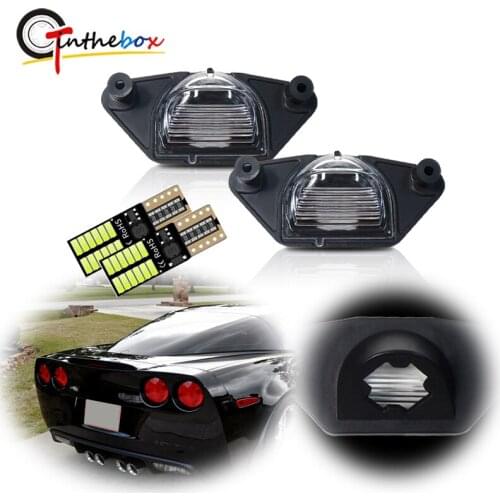 Car LED License Plate Lights For GMC Sonoma Syclone, For Chevrolet & GMC C/K Series Pickup 1500 | 2500 | 3500, For Pontiac Aztek