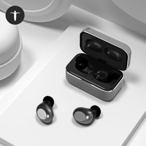 New 5.0 Bluetooth Earphone Portable Waterproof IPX6 True Wireless Earbuds Bass Stereo Fast Charge Earbuds for Sports Workout