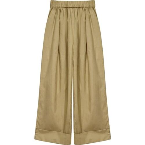 Korean style women streetwear wide leg straight cotton linen pants M-6XL 7XL Plus size loose casual vintage trousers joggers