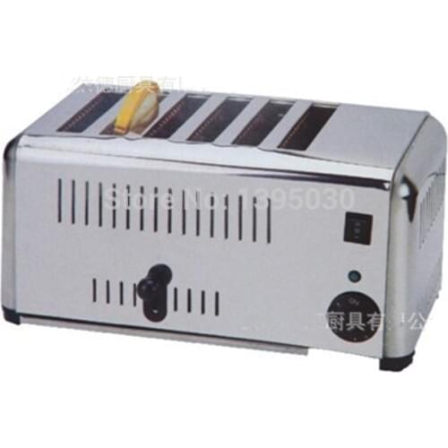 Household Automatic Stainless Steel of 6 Slice Toaster bread making machine