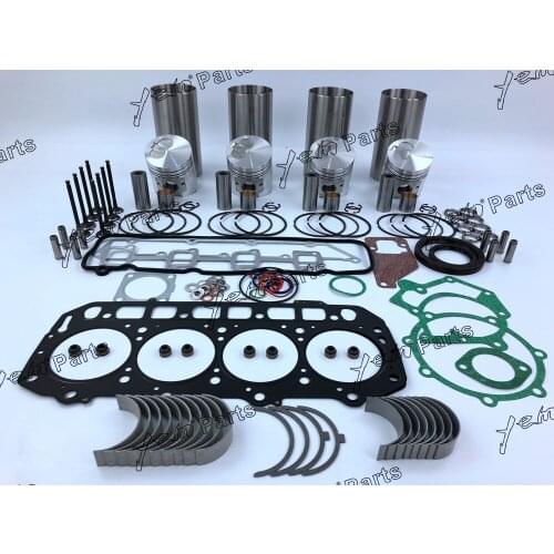 For Yanmar engine parts 4D94E REPAIR KIT piston + piston ring + cylinder liner + gasket set