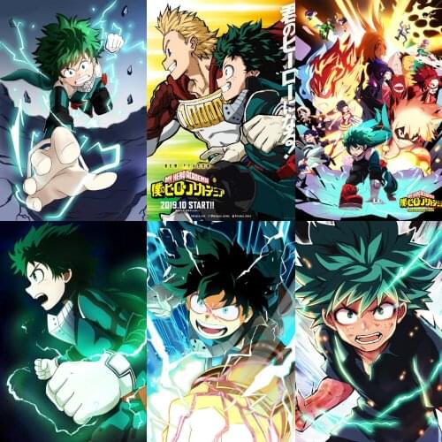 Canvas Painting Wall Art Anime My Hero Academia Posters Midori Valley Ikuhisa Prints Decor Pictures for Bedroom Home Decoration