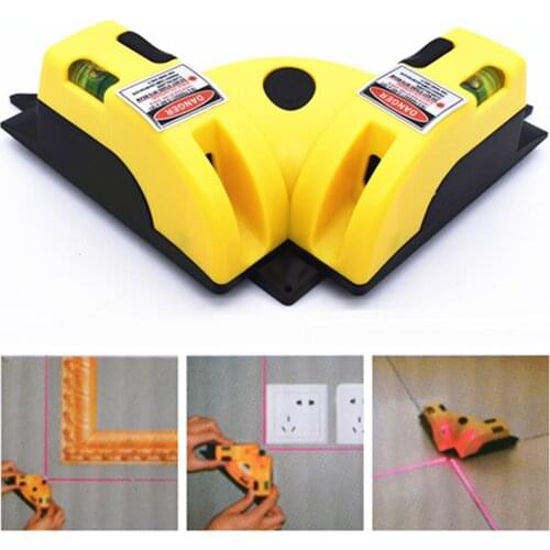Laser Levels Right Angle Instrument 90 Degree Vertical Horizontal Lasers Line Projection Square Infrared Foot Measurement Tools