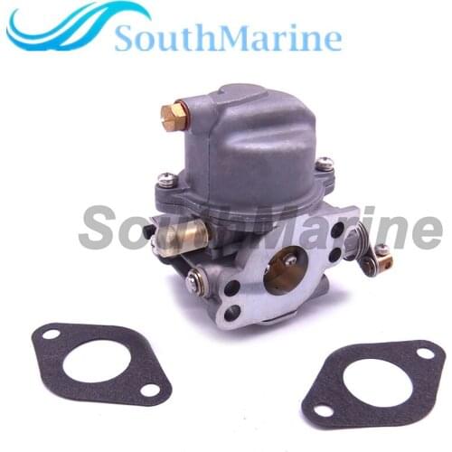 Boat Engine 67D-14301-11 67D-14301-12 67D-14301-13 Carburetor Assy and 68D-E3646-A0 Gaskets (2 pcs) kit for Yamaha 4-stroke 4hp