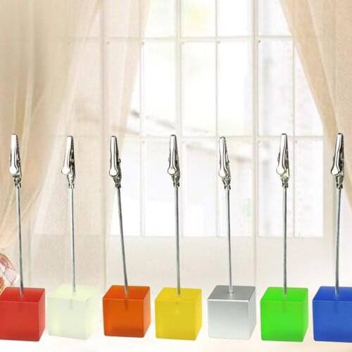 Memo Card Holder Picture Note Card Desk Paper Photo Clip Holder Place Card Holder Picture Stand