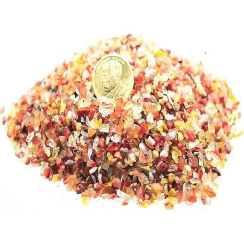 Fashion Trend Natural Stone Chip Beads Raw Crystal Rock Sandstone Loose Semi Precious Je