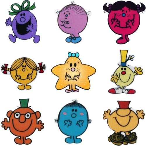 Cartoon Character Pattern Non Woven Patch Series DIY Sew For Clothing Gift Embroidery Applique Crafts Home Work ,5Yc17760