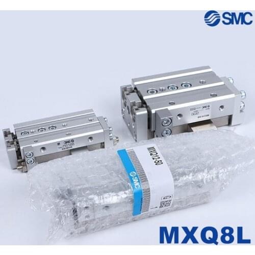 MXQ MXQ8L SMC MXQ8L-10 MXQ8L-20 MXQ8L-30 MXQ8L-40 MXQ8L-50 MXQ8L-75 Slide Guide Cylinder Pneumatic