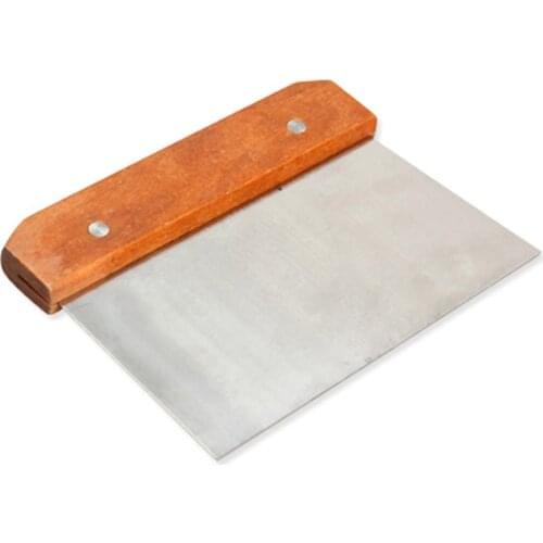 Soap Cutter Straight Stainless Wax Dough Slicer Wooden Handle for Soaps Making MUMR999