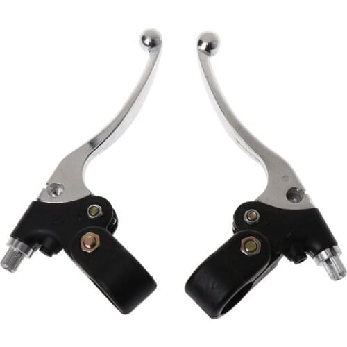 A pair of Brake Clutch Handle Lever Aluminum&plastic For MTA1 MTA2 39cc 47cc 49cc Quad Motorcycle
