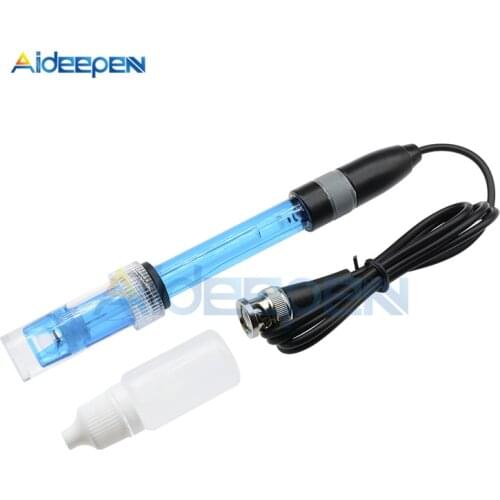 PH Electrode Probe BNC Connector For Aquarium Hydroponics PH Controller Meter Sensor Gib Digital PH Sensor Electrode BNC Plug