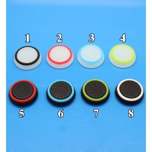 2 Pcs Silicone Analog Thumb Stick Grips Cover For PS4 Pro Slim For PS3 Controller Thumbstick Caps For Xbox 360 One