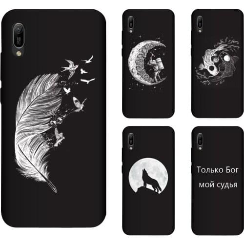 Silicone 6.09 inches For Huawei Enjoy 9E Case Cover Painting Matte Phone Cases For Huawei Enjoy 9e 9 e Funda