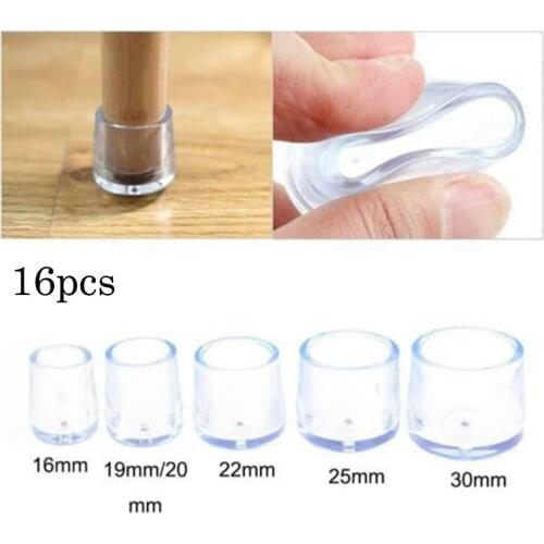 Table Chair Leg Mat Silicone Non-slip Chair Leg Hat Foot Protection Cover Pads Wood Floor Protectors Round Bottom