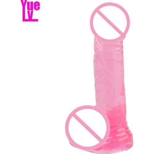 YUELV 11.5 CM Beginners Super Mini Realistic Dildo Small Artificial Penis Female Masturbation Cock For Women Adult Sex Products