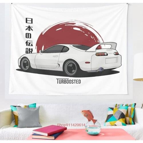 Supra JDM tapestry Wall Hanging Tapestry for Home Dorm Fantasy Decor