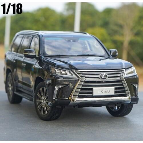 1:18 Lexus LX570 2019 SUV Alloy Diecast Model Toy Car Miniature Collection Gifts Boby Toy With New Box Free Shipping