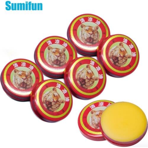 10-20-30Pcs Red Tiger Balm Ointment Cool Cream For Cold Headache Arthritis Muscle Rub Aches Refresh Dizziness Herbal Oil