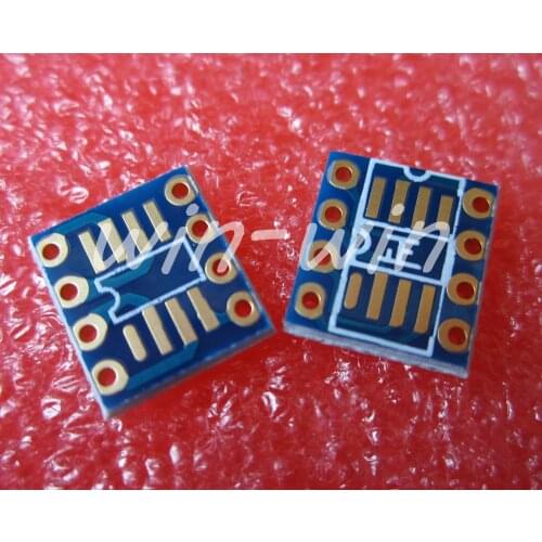 10pcs SOP8 /TSSOP8 TO DIP8 Pinboard SMD to DIP Adapter For AD797 OPA627