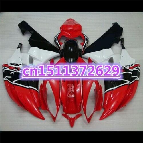 100%new ABS Fairing kit for YZF-R6 06-07 YZF R6 06 07 white black red YZF 600 R6 2006 2007 fairing sets bodywork ABS-Dor D