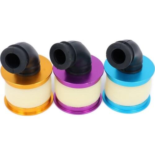 Aluminum Open Air Filter Sponge for 1/10 RC Model Nitro Car buggy truck hop-up Parts HSP Axial HPI Traxxas Himoto Redcat Losi